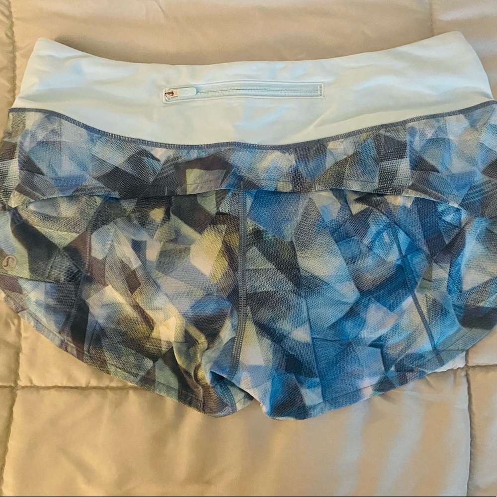 Lulu Lemon Hotty Hot and Speed Up 2 1/2 inch shorts *prpl camo and red/blk sold*